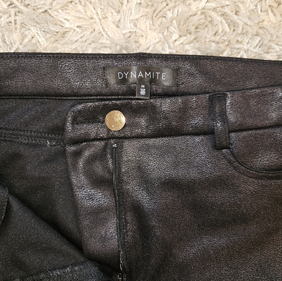 DYNAMITE black size M pant - Picture 5 of 11